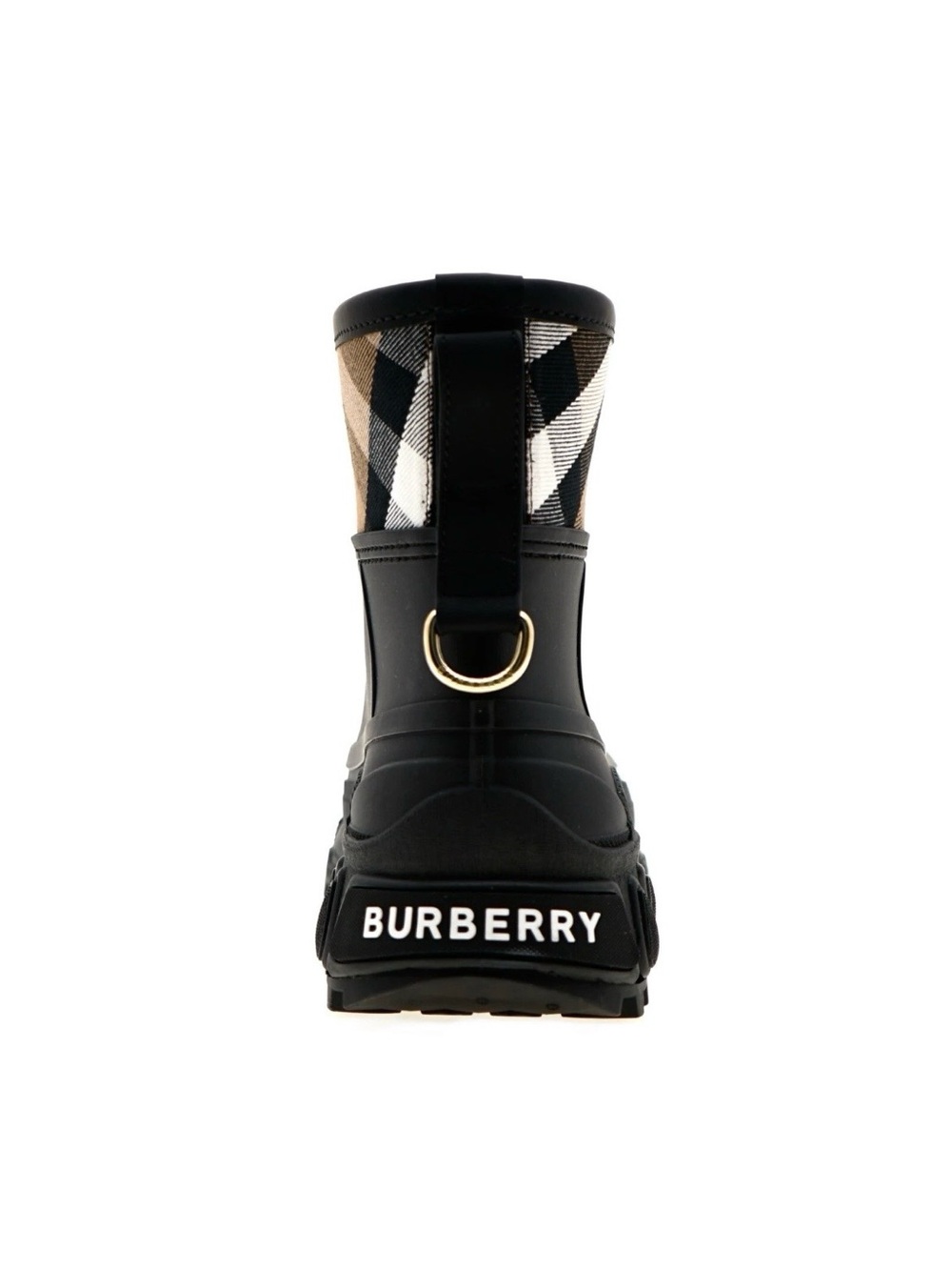 NIB Burberry Ryan Low Check Boots 37 - Picture 6 of 8